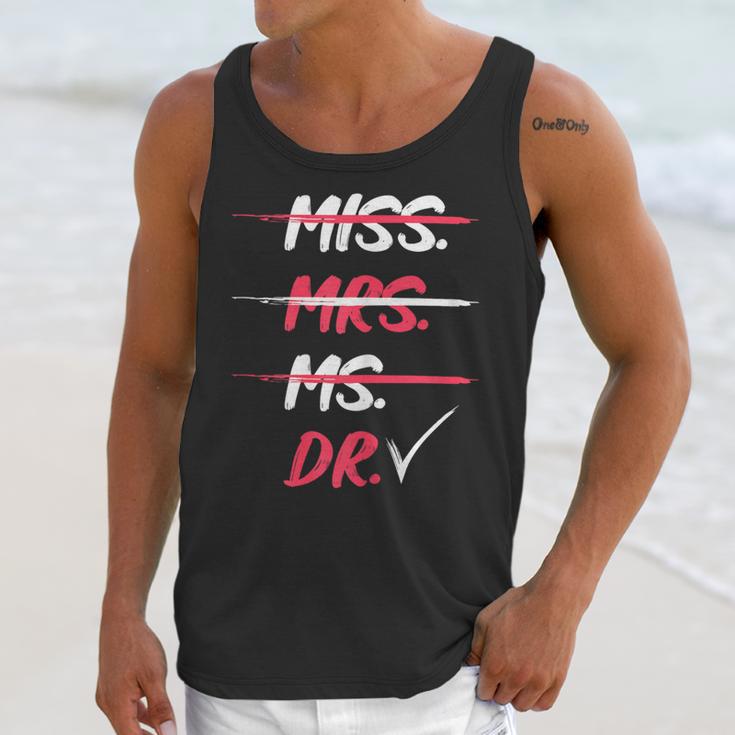 Miss Mrs Ms Dr Doctorate Graduation Unisex Tank Top