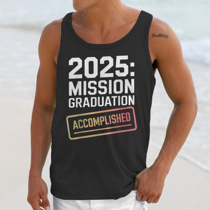 Mission Graduation Accomplished For Class Of 2025 Unisex Tank Top