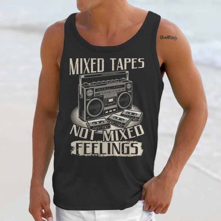 Mixed Tapes Not Feelings Nostalgia Retro Cassette Tape Unisex Tank Top Mixed Tapes Not Feelings Nostalgia Retro Cassette Tape Unisex Tank Top