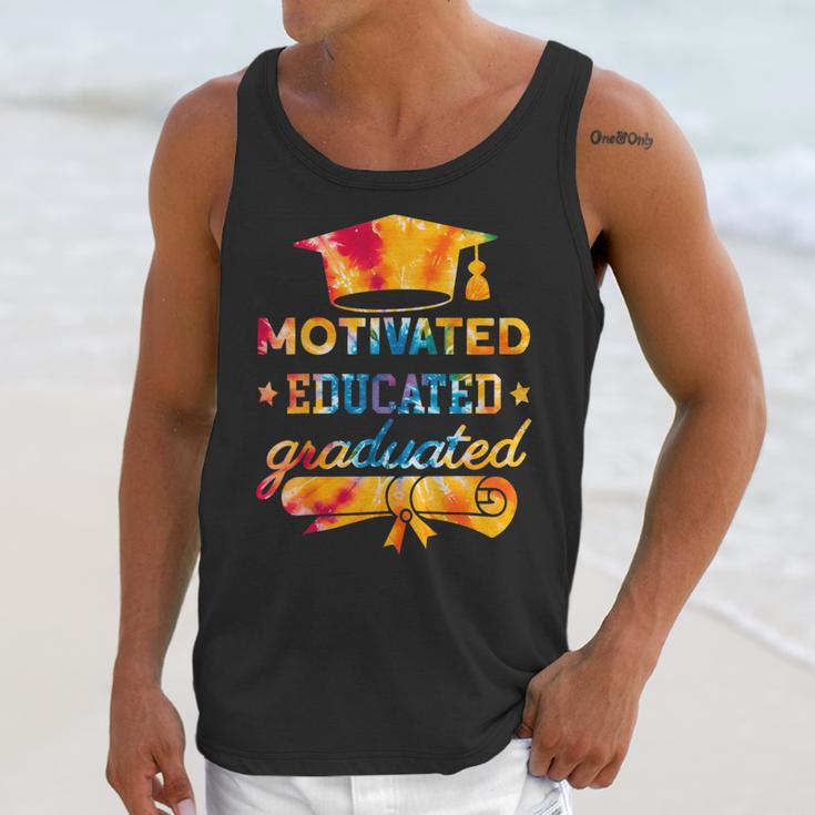 Motivated Educated Graduated Graduation Unisex Tank Top