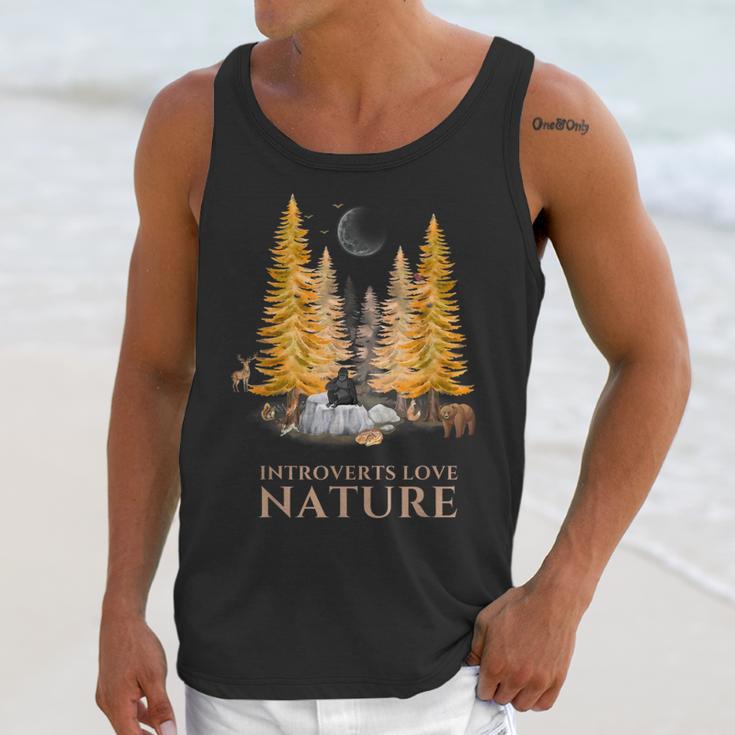 Nature Scene Tees For Introverts Quiet Escape Solitude Unisex Tank Top Nature Scene Tees For Introverts Quiet Escape Solitude Unisex Tank Top