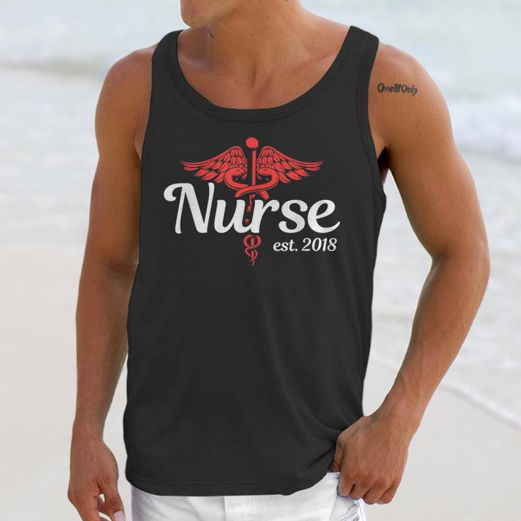 New Nurse 2018 Nurse Nursing School Graduation Shirt Unisex Tank Top
