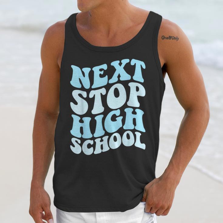 Next Stop High School Elementary School Graduation 2025 Unisex Tank Top