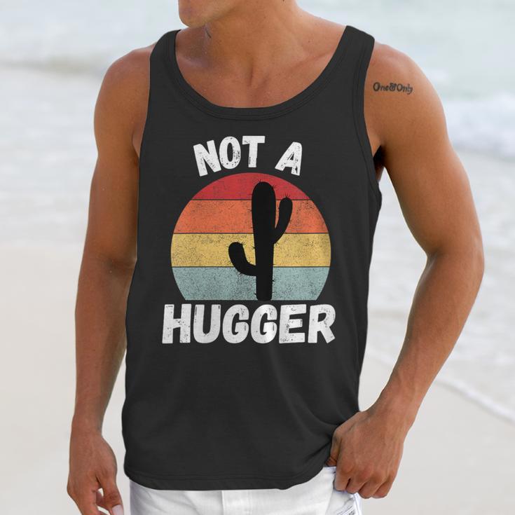 Not A Hugger Cactus Introvert Antisocial Unisex Tank Top