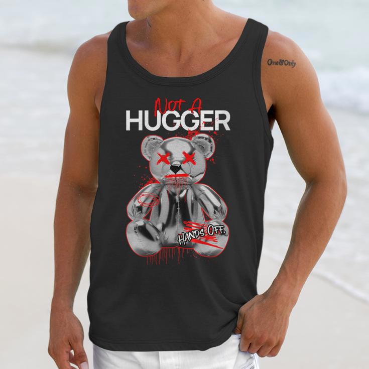 Not A Hugger Teddy Bear Antisocial Introvert Unisex Tank Top Not A Hugger Teddy Bear Antisocial Introvert Unisex Tank Top
