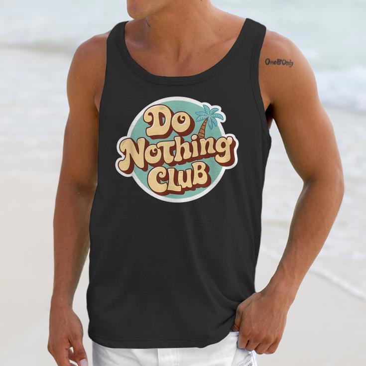 Do Nothing Club Lazy Introvert Gen Y Millennials Unisex Tank Top
