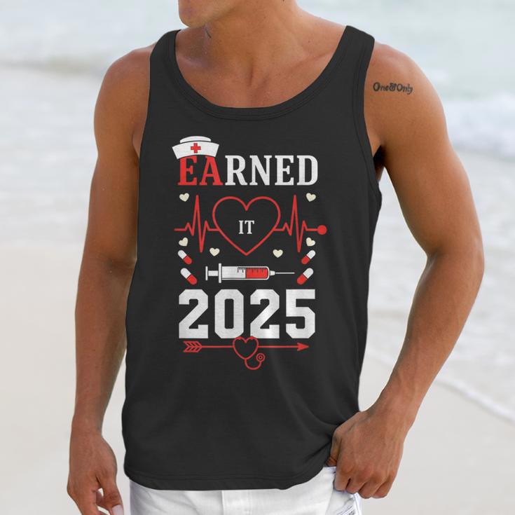 Nurse Earned It 2025 Nurse Graduation RN LPN Class Of 2025 Unisex Tank Top