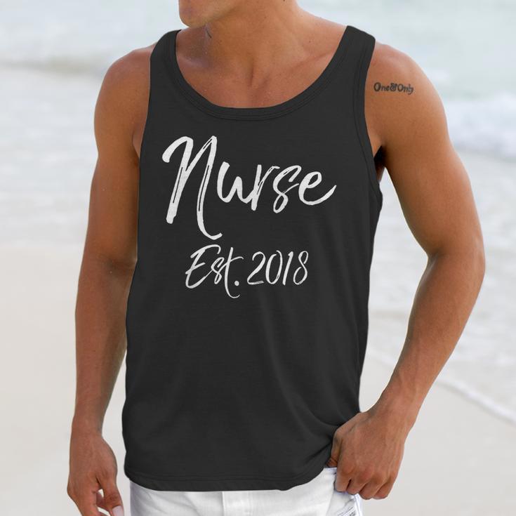Nurse Established 2018 Shirt Cute New Nurse Graduation Tee Unisex Tank Top