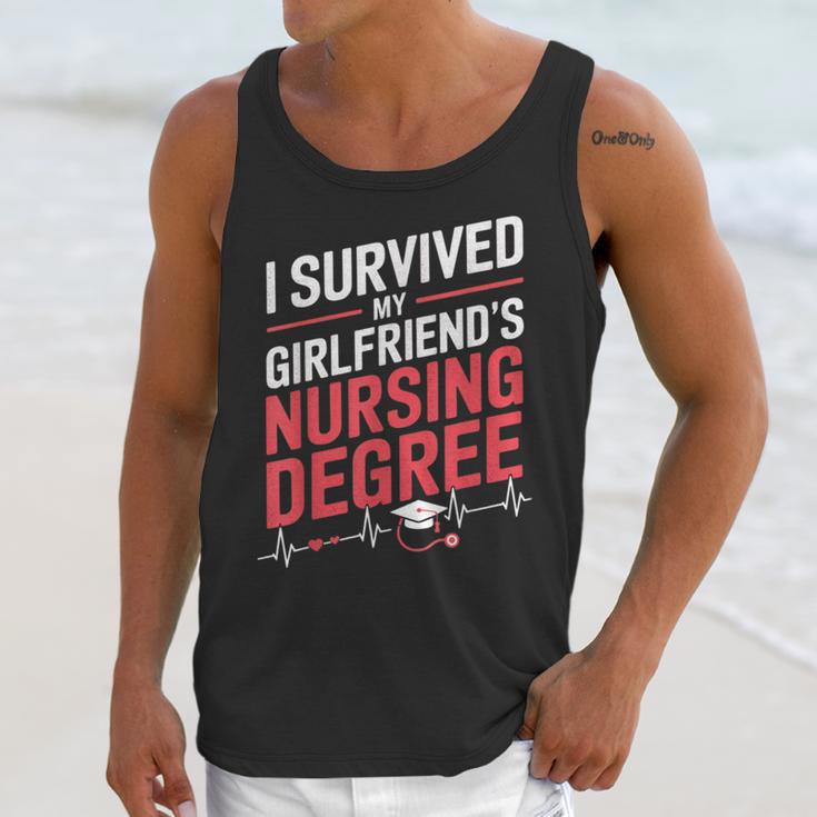Nurse Graduation I Survived My Girlfriends Nursing Degree Unisex Tank Top