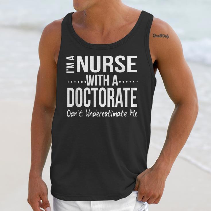 Nurse PhD Doctorate Graduation Doctor Nursing Practice Unisex Tank Top