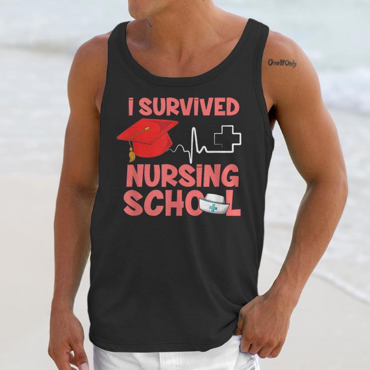 Nurse Survived Nursing School Graduation Unisex Tank Top