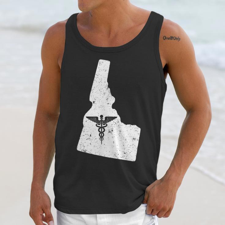ON NurseShirt Nurse Graduation Idaho Unisex Tank Top
