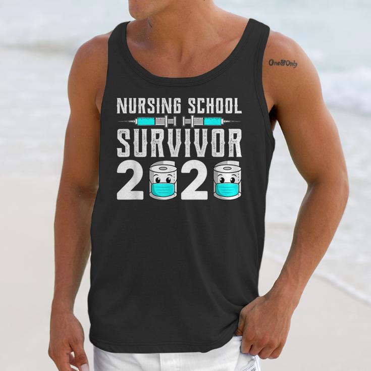 Nursing School Survivor Graduation Nurse RN 2020 Friend Unisex Tank Top
