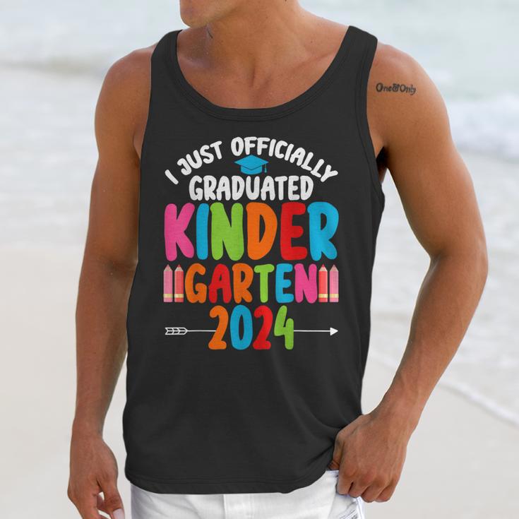 I Officially Graduated Kindergarten Graduation 2024 Unisex Tank Top