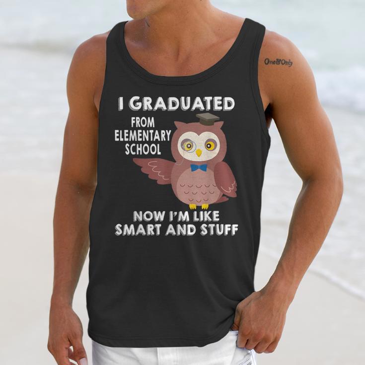 Owl Elementary Graduation Shirt-6th Grade Graduation Unisex Tank Top