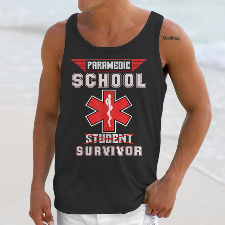 Paramedic School Graduation Shirt Survivor Unisex Tank Top