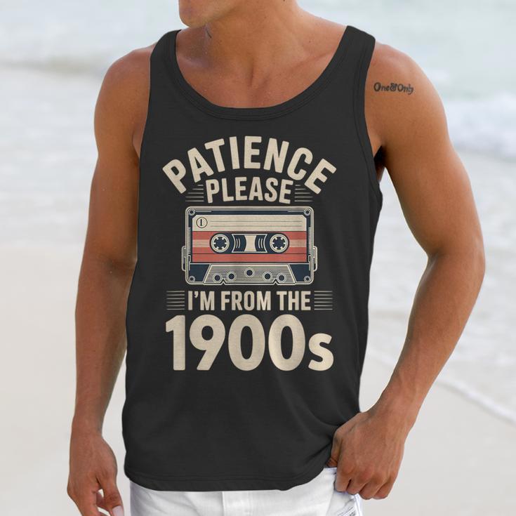 Patience Please I'm From The 1900s Cassette Unisex Tank Top Patience Please I'm From The 1900s Cassette Unisex Tank Top