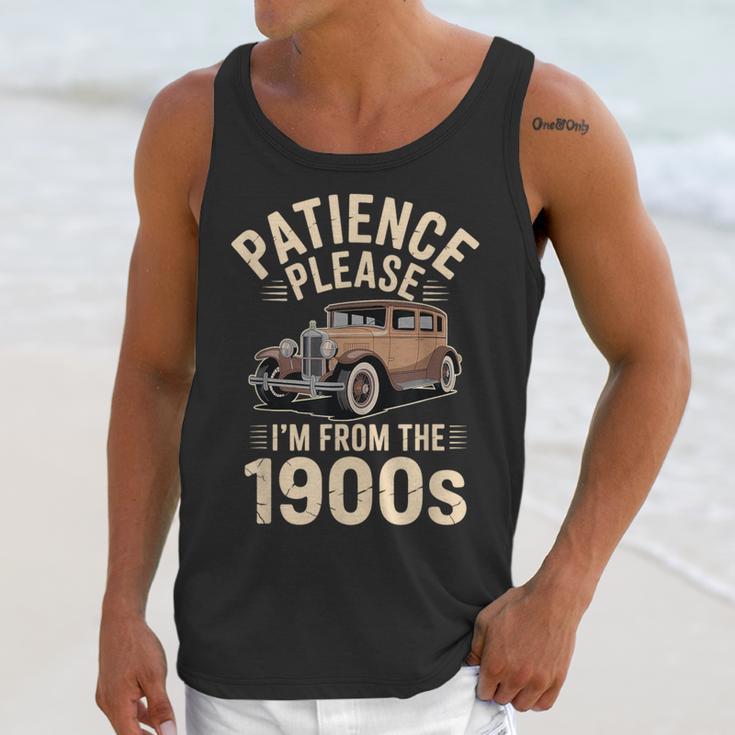 Patience Please I'm From The 1900s Old Car Unisex Tank Top Patience Please I'm From The 1900s Old Car Unisex Tank Top