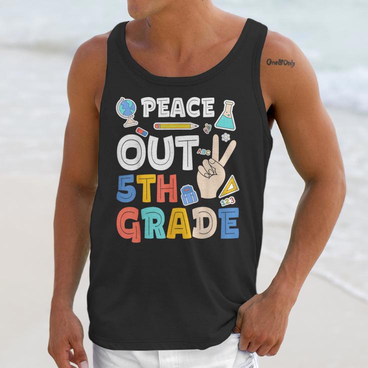 Peace Out 5th Grade Fifth Grade Graduation T-Shirt Unisex Tank Top