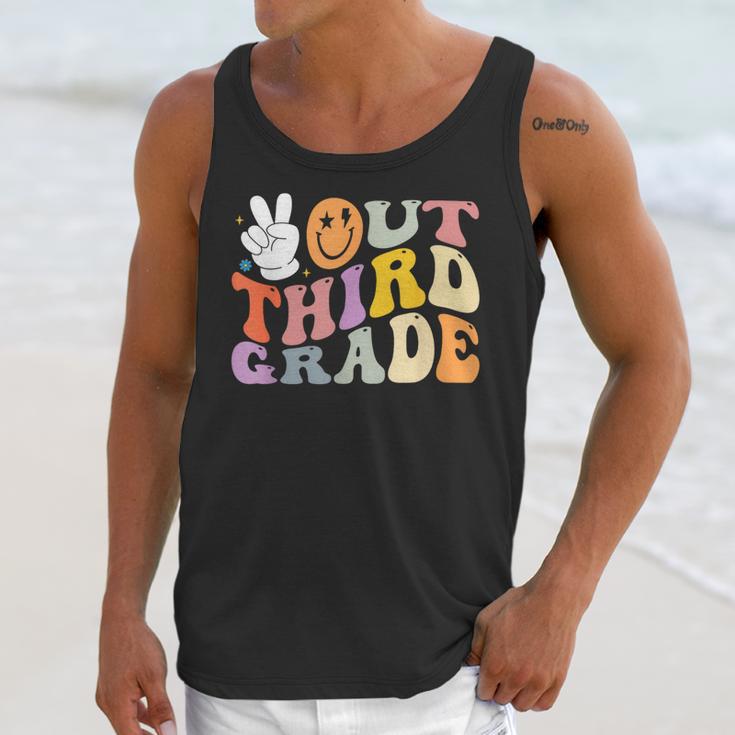 Peace Out Third 3rd Grade Graduation Graduate Class Of 2025 Unisex Tank Top