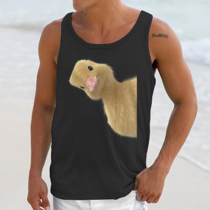 Peking Duck Peeking Chef Graduation Farm Duck Lover Unisex Tank Top