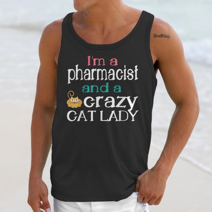 Pharmacist Cat Lady PharmD Women Graduation Unisex Tank Top