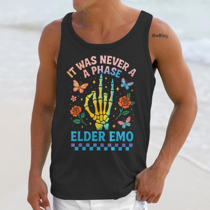 It Was Never A Phase Elder Emo Nostalgia Unisex Tank Top