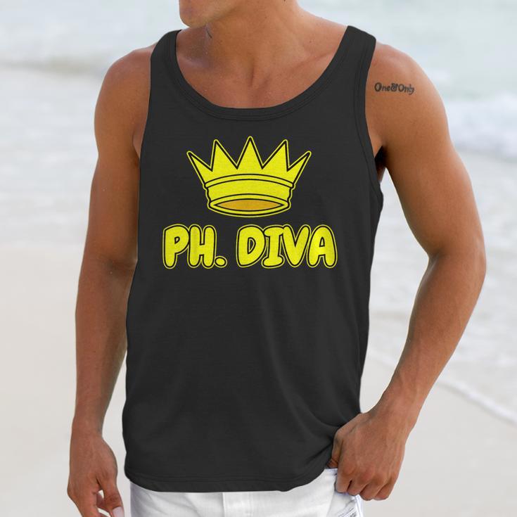 PhD Graduation Ph Diva t Shirt Phdiva Phd t Unisex Tank Top