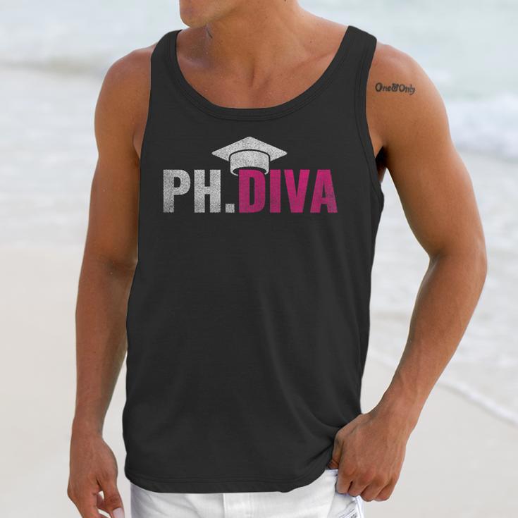 PhDiva PHD Student Graduation Degree Med Law School Unisex Tank Top