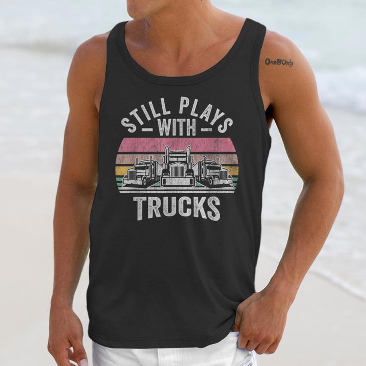 Still Plays With Trucks Nostalgia Classic Unisex Tank Top Still Plays With Trucks Nostalgia Classic Unisex Tank Top