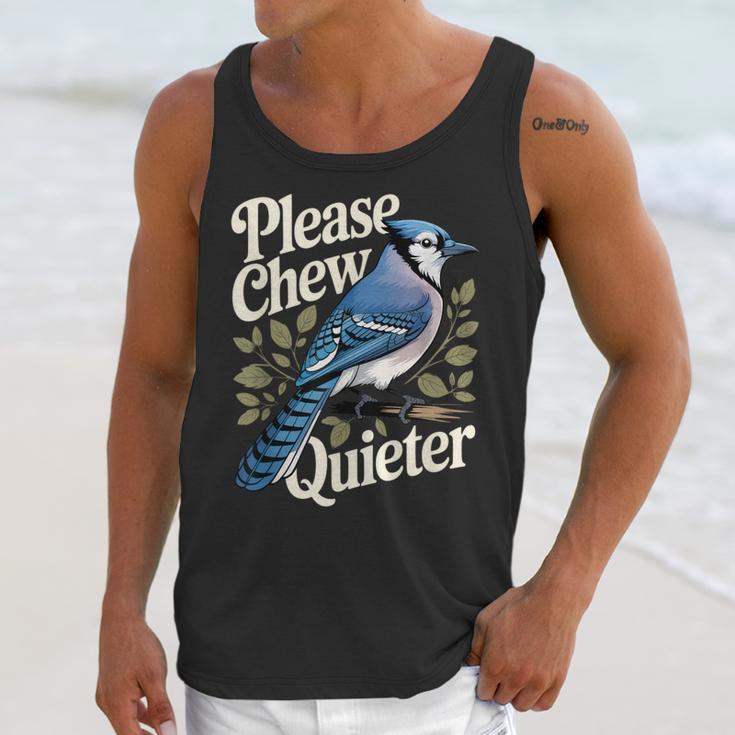 Please Chew Quieter Introvert Christmas Bird Watcher Unisex Tank Top Please Chew Quieter Introvert Christmas Bird Watcher Unisex Tank Top