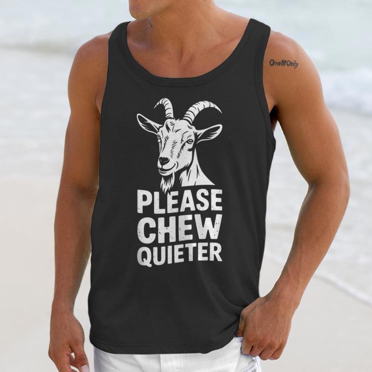 Please Chew Quieter Introvert Quietness Silence Lover Unisex Tank Top Please Chew Quieter Introvert Quietness Silence Lover Unisex Tank Top