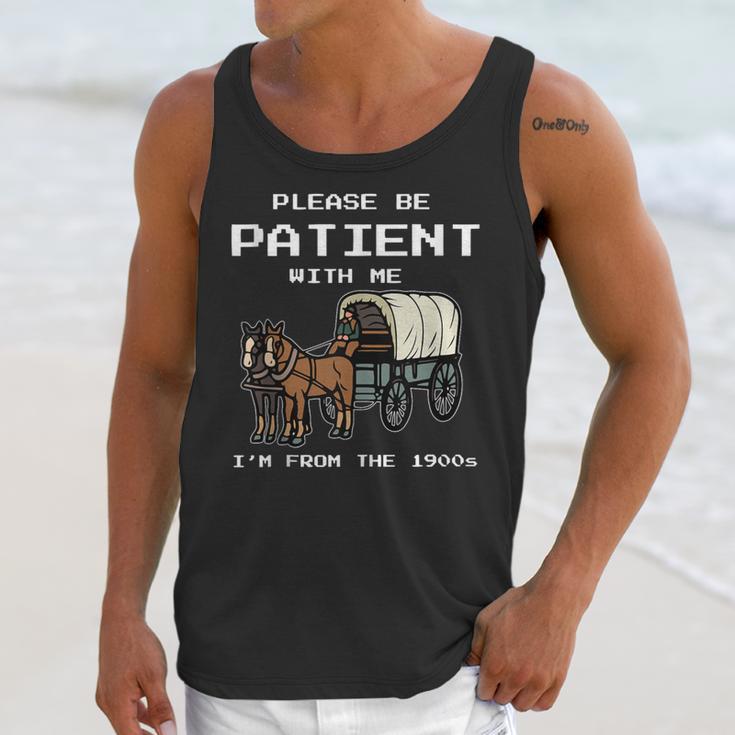 Please Be Patient I'm From The 1900s Amish Wagon & Vintage Unisex Tank Top Please Be Patient I'm From The 1900s Amish Wagon & Vintage Unisex Tank Top
