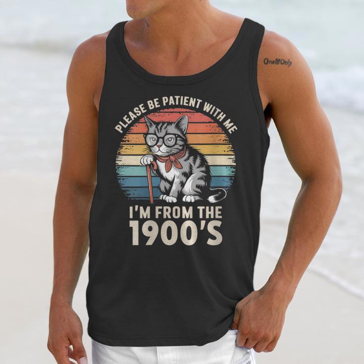 Please Be Patient With Me I'm From The 1900s Cat Unisex Tank Top