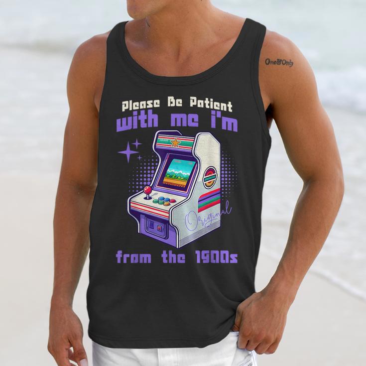Please Be Patient With Me I'm From The 1900s Gamer Gaming Unisex Tank Top Please Be Patient With Me I'm From The 1900s Gamer Gaming Unisex Tank Top