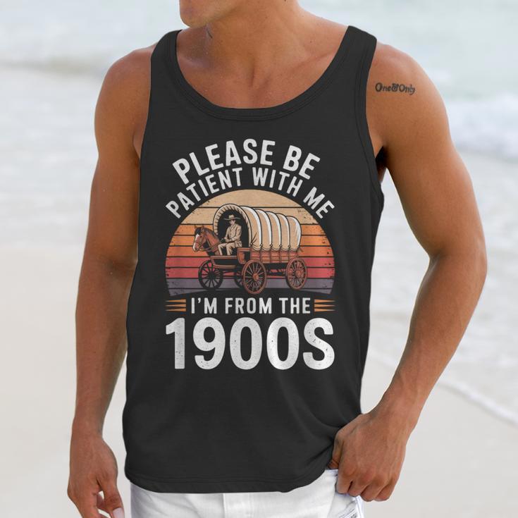 Please Be Patient With Me I'm From The 1900s Grandma Grandpa Unisex Tank Top