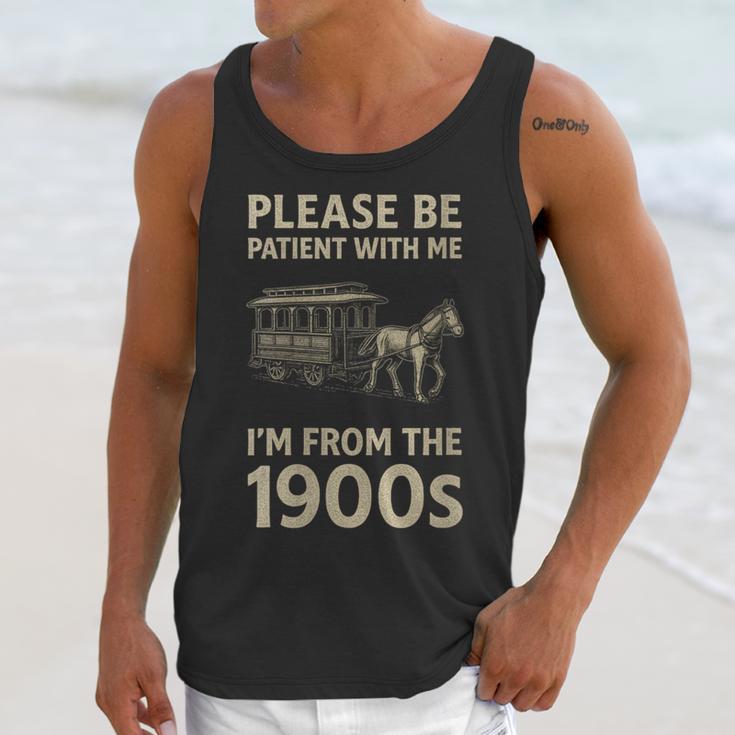 Please Be Patient With Me I'm From The 1900s Horse Carriage Unisex Tank Top