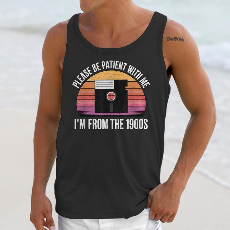 Please Be Patient With Me I'm From The 1900s PC Floppy Disk Unisex Tank Top Please Be Patient With Me I'm From The 1900s PC Floppy Disk Unisex Tank Top
