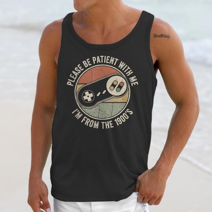Please Be Patient With Me I'm From The 1900s Retro Gamer Unisex Tank Top