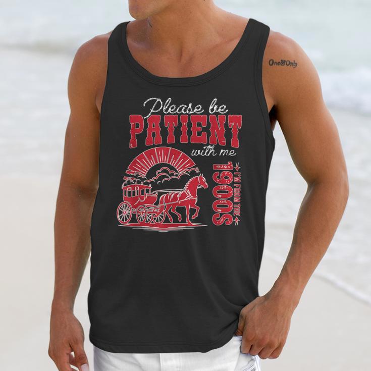 Please Be Patient I'm From The 1900s Retro Gen X Millenn Unisex Tank Top