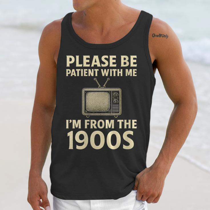 Please Be Patient With Me I'm From The 1900s Television Set Unisex Tank Top Please Be Patient With Me I'm From The 1900s Television Set Unisex Tank Top