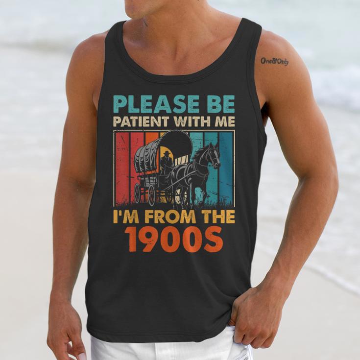 Please Be Patient With Me I'm From The 1900s Vintage Dad Unisex Tank Top