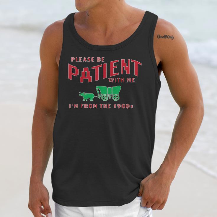Please Be Patient I'm From The 1900s Vintage Gen X Unisex Tank Top
