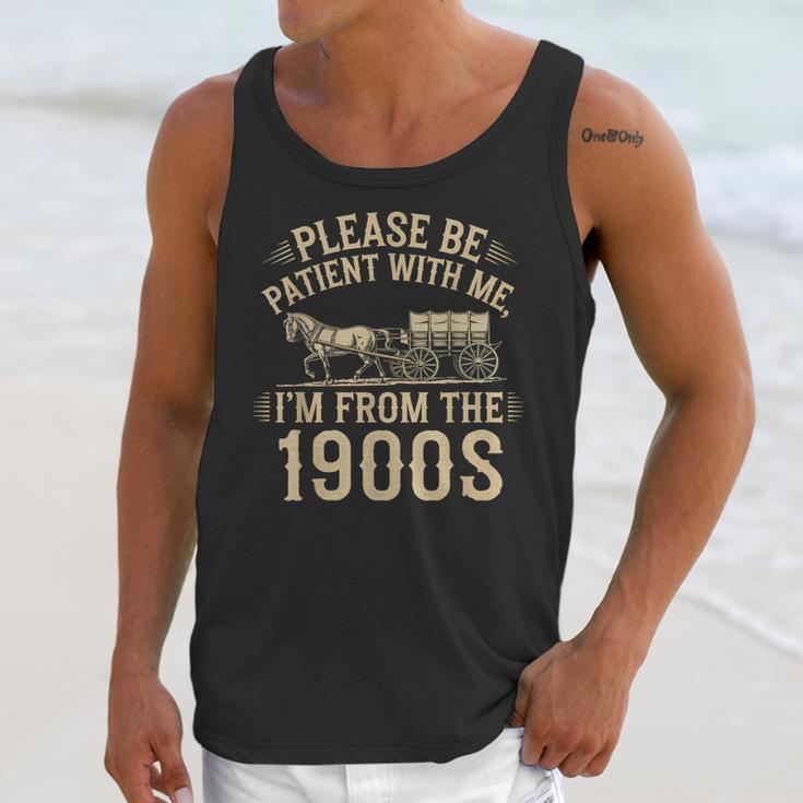 Please Be Patient With Me I'm From The 1900s Vintage Horse Unisex Tank Top