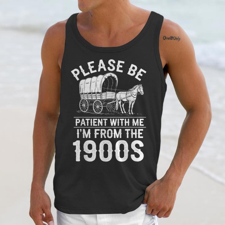 Please Be Patient I'm From The 1900s Vintage Humor 90s Kids Unisex Tank Top