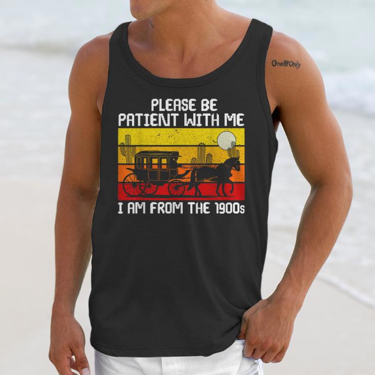 Please Be Patient With Me I'm From The 1900s Vintage Sun Set Unisex Tank Top Please Be Patient With Me I'm From The 1900s Vintage Sun Set Unisex Tank Top