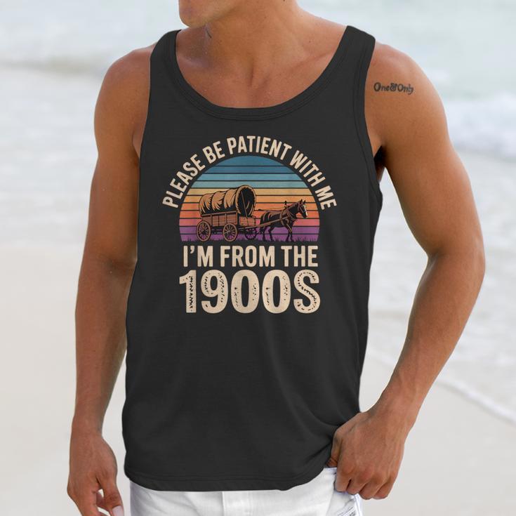 Please Be Patient With My I'm From The 1900s Vintage Unisex Tank Top