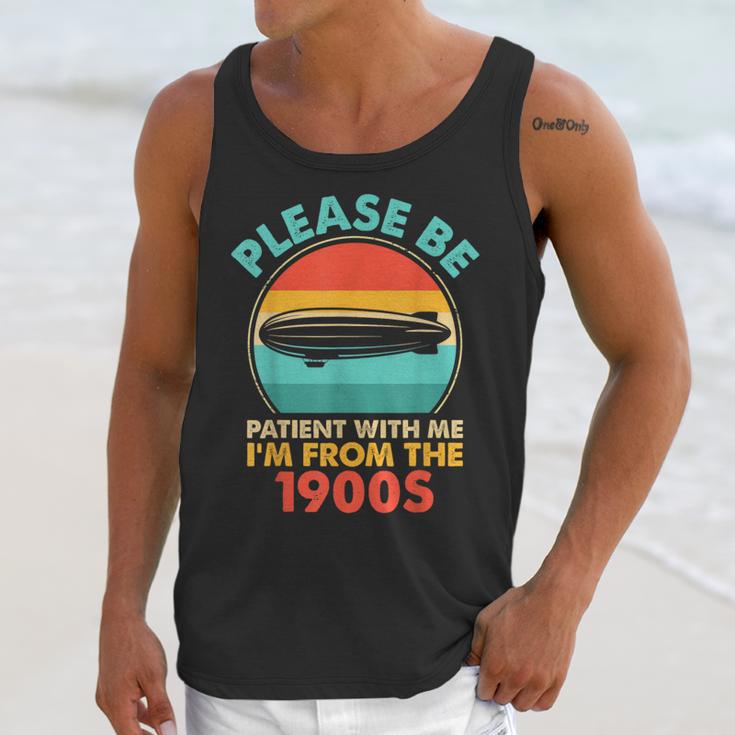 Please Be Patient I'm From The 1900s Vintage Zeppelin Unisex Tank Top Please Be Patient I'm From The 1900s Vintage Zeppelin Unisex Tank Top