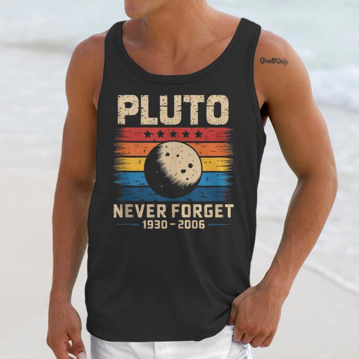 Pluto Never Forget Space Nostalgia Astronomy Humor Unisex Tank Top Pluto Never Forget Space Nostalgia Astronomy Humor Unisex Tank Top