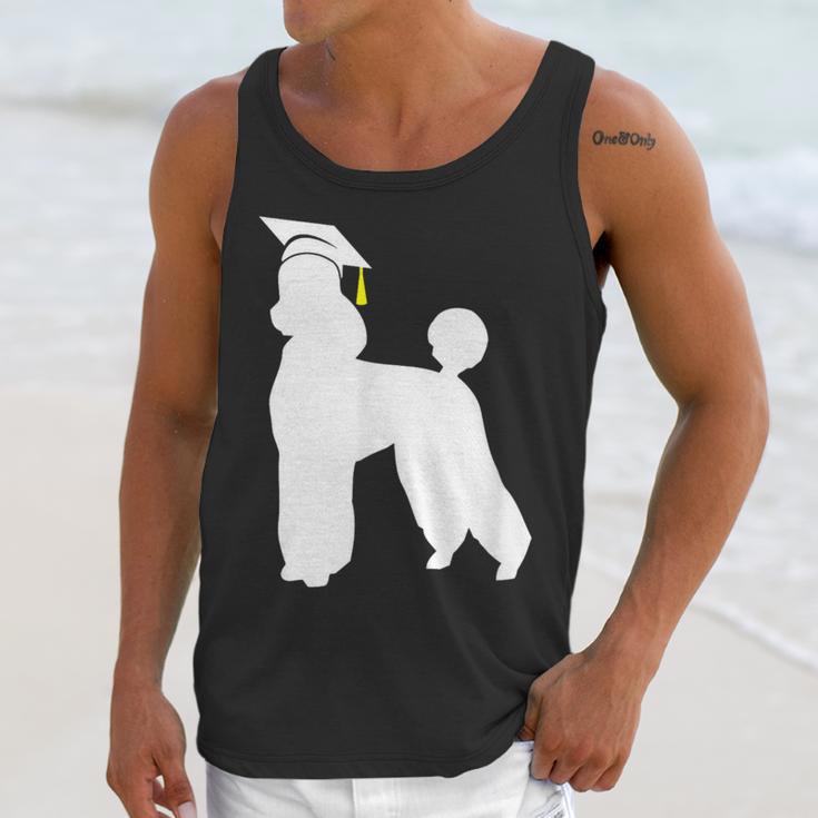 Poodle Graduation Dog Graduate Unisex Tank Top